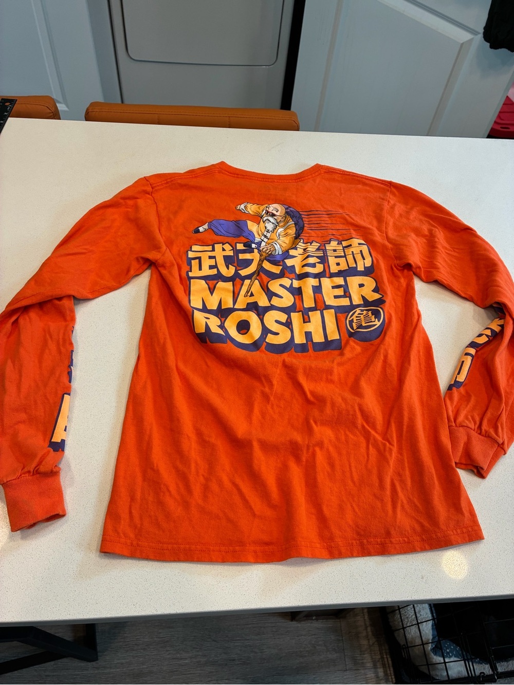 Dragon Ball Z Master Roshi Long Sleeve Shirt Size Small